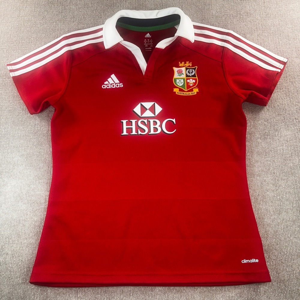 Adidas British & Irish Lions 2013 Australia Tour Rugby Jersey Red Mens Medium